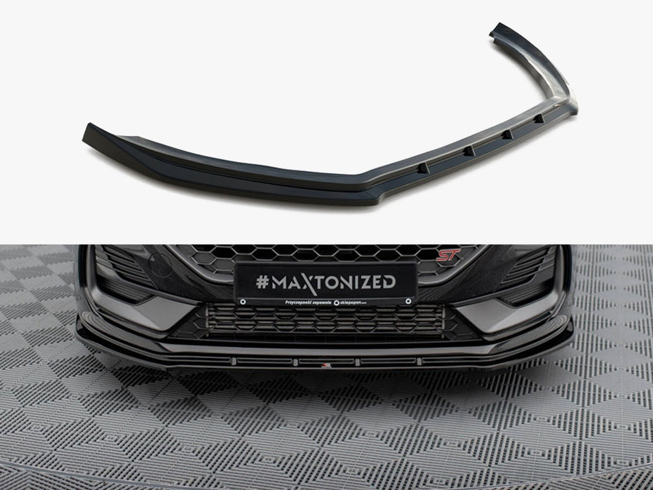 Maxton Front Splitter V.2 Ford Fiesta ST / ST-Line Mk8 Facelift