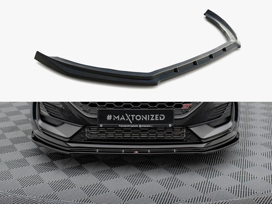 Maxton Front Splitter V.2 Ford Fiesta ST / ST-Line Mk8 Facelift