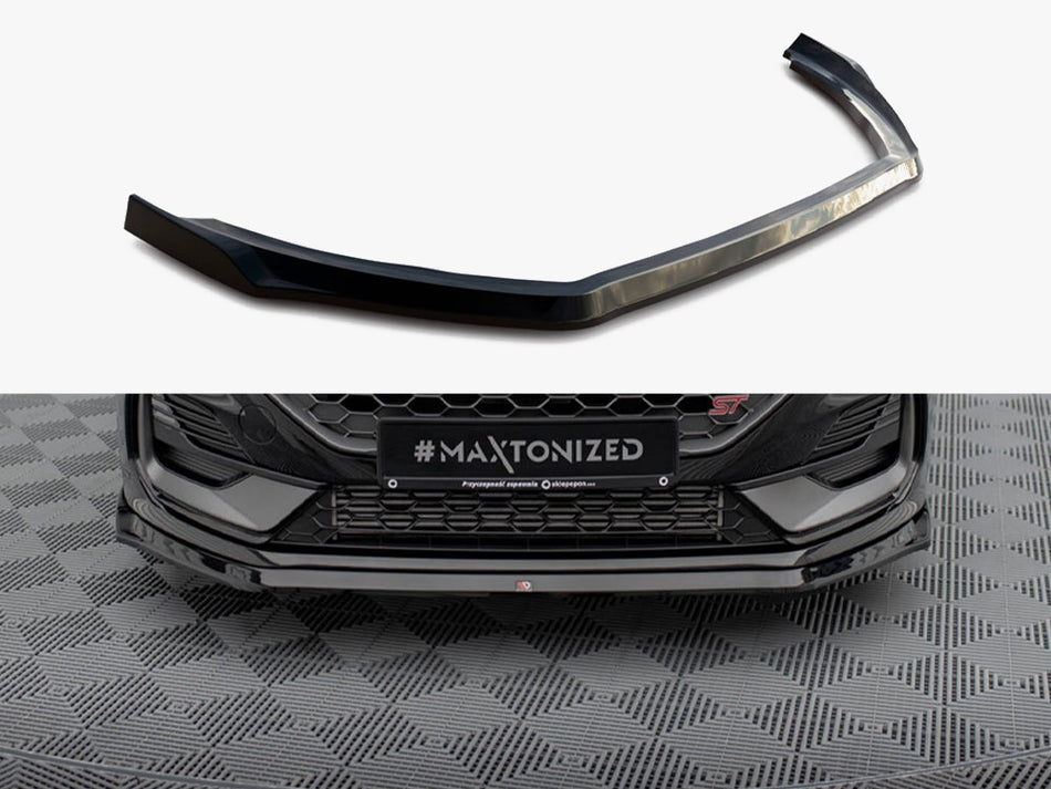Maxton Front Splitter V.3 Ford Fiesta ST / ST-Line Mk8 Facelift