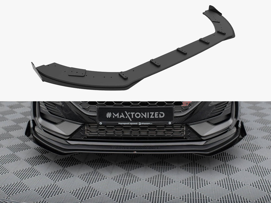 Maxton Street PRO Front Splitter + Flaps Ford Fiesta ST Mk8 Facelift