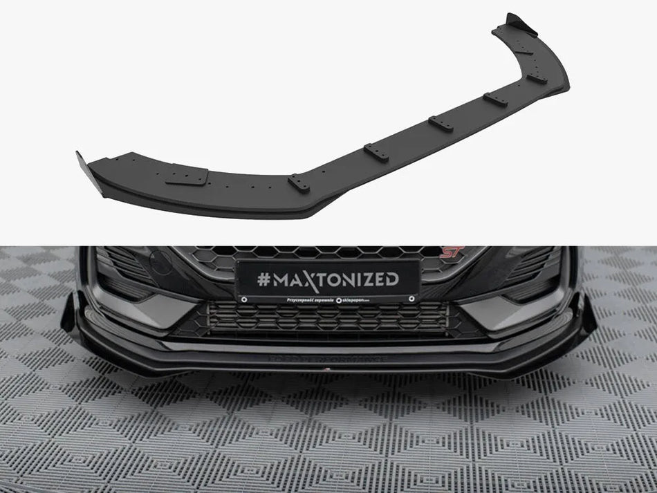 Maxton Street PRO Front Splitter + Flaps Ford Fiesta ST Mk8 Facelift