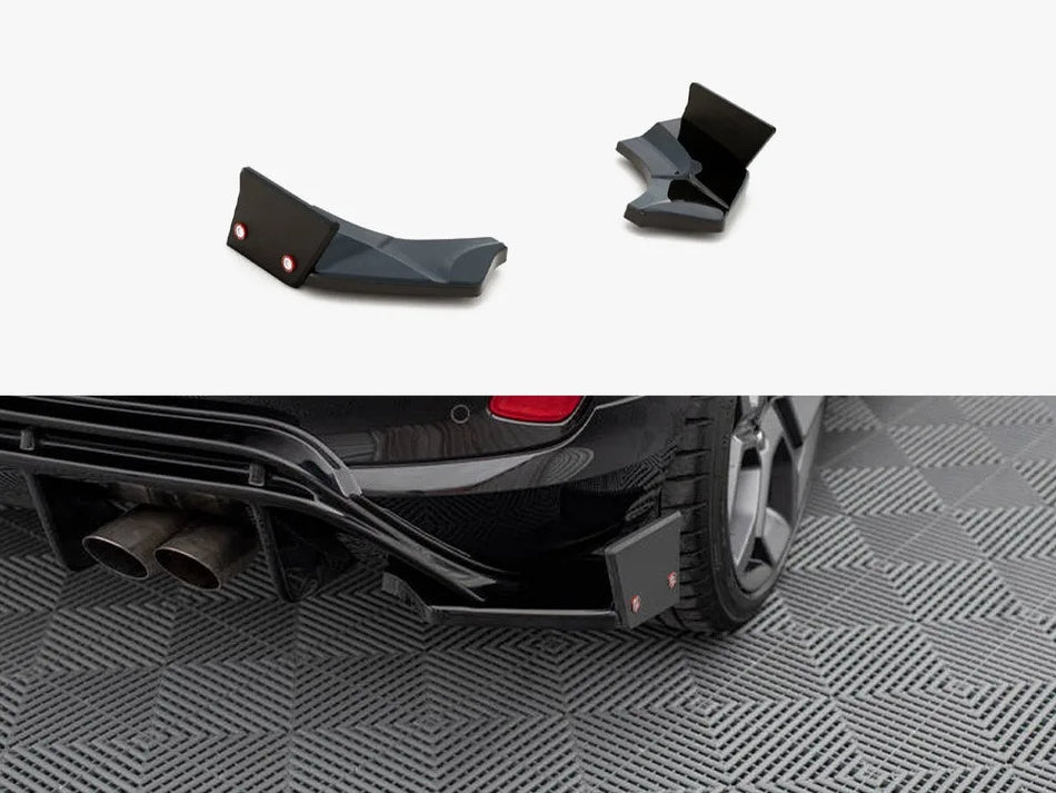 Maxton Rear Side Splitters V.4 + Flaps Ford Fiesta ST Mk8