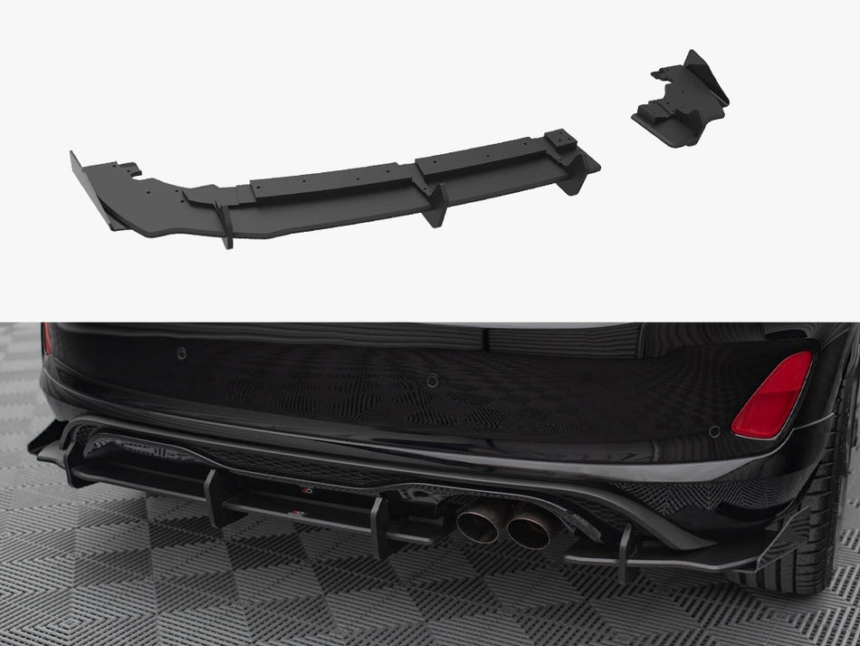 Maxton Street PRO Rear Diffuser + Flaps Ford Fiesta Mk8 ST