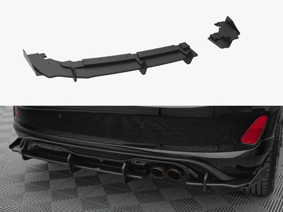 Maxton Street PRO Rear Diffuser + Flaps Ford Fiesta Mk8 ST