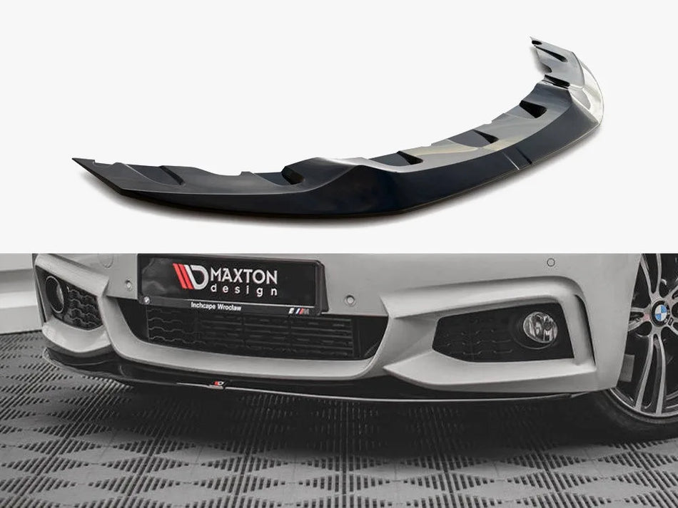 Maxton Front Splitter V.2 BMW 4 Coupe / Gran Coupe / Cabrio M-Pack F32 / F36 / F33