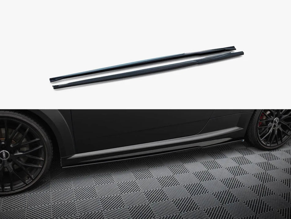 Maxton Side Skirts Diffusers Audi TT S / TT S-Line 8S Facelift