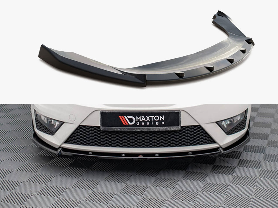 Maxton Front Splitter V.2 Seat Ibiza FR SC Mk4 Facelift