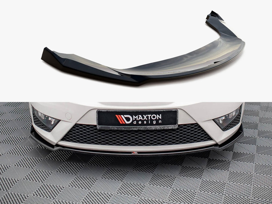 Maxton Front Splitter V.1 Seat Ibiza FR SC Mk4 Facelift