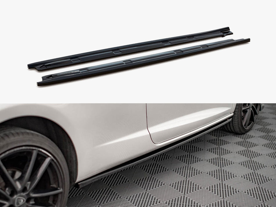 Maxton Side Skirts Diffusers Seat Ibiza FR SC Mk4 Facelift