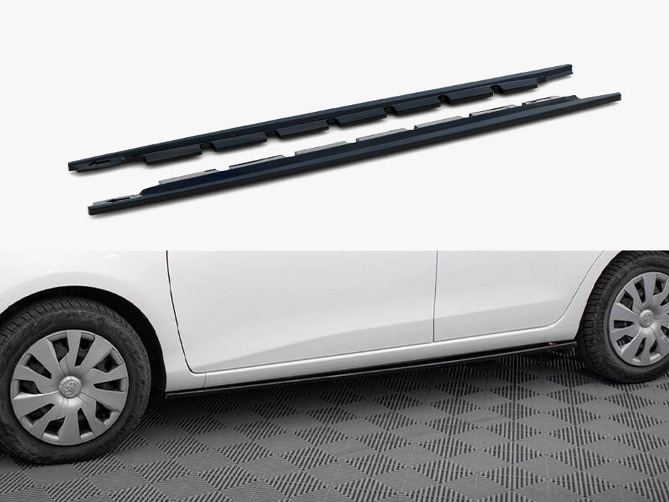 Maxton Side Skirts Diffusers Toyota Yaris Mk3 Facelift