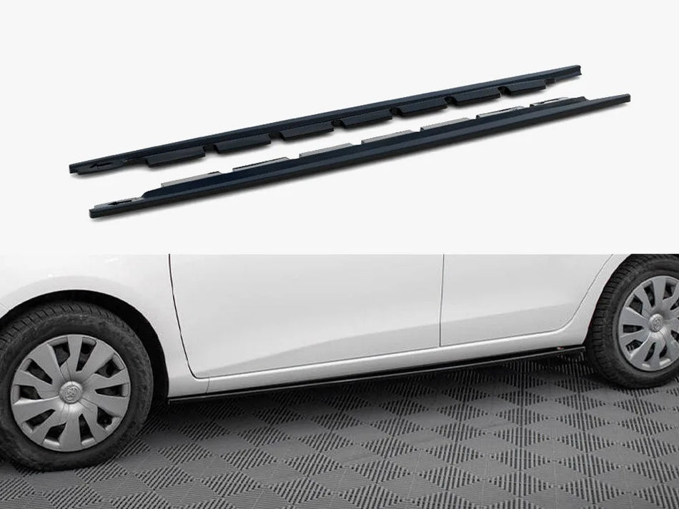 Maxton Side Skirts Diffusers Toyota Yaris Mk3 Facelift
