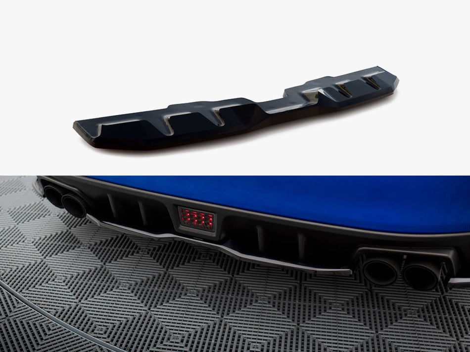 Maxton Central Rear Splitter V.2 Subaru WRX STI Mk1