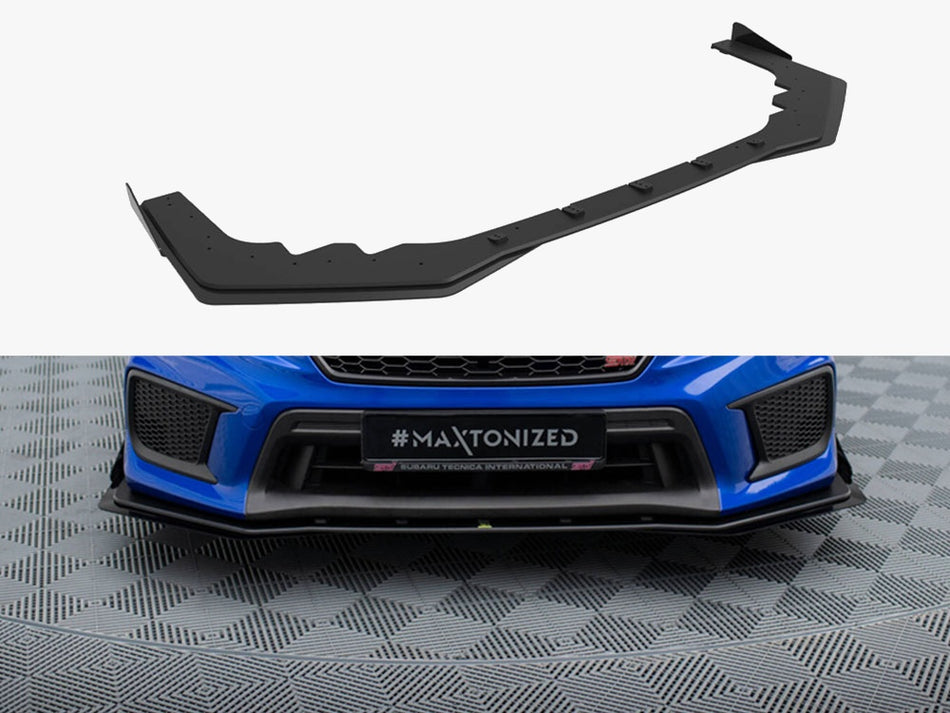 Maxton Street PRO Front Splitter + Flaps Subaru WRX STI Mk1 Facelift