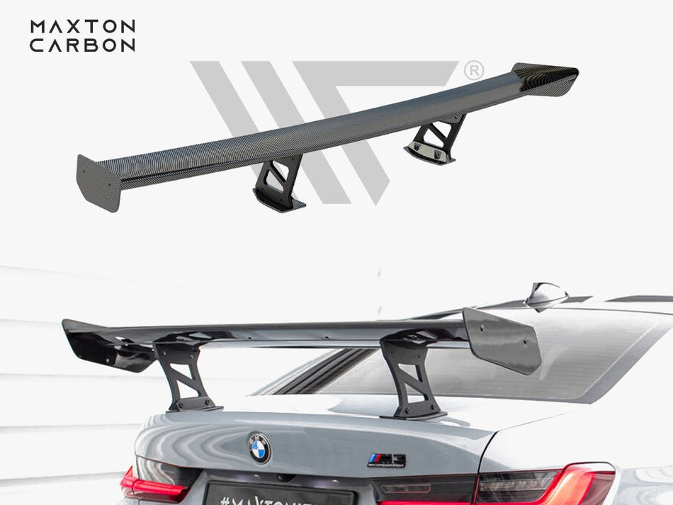Maxton Carbon Spoiler With Internal Brackets Uprights BMW M3 G80 / M340i G20 / 3 M-Pack G20 / 3 Standard G20