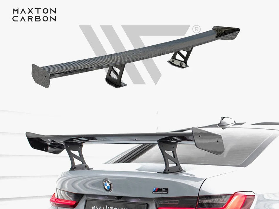 Maxton Carbon Spoiler With Internal Brackets Uprights BMW M3 G80 / M340i G20 / 3 M-Pack G20 / 3 Standard G20