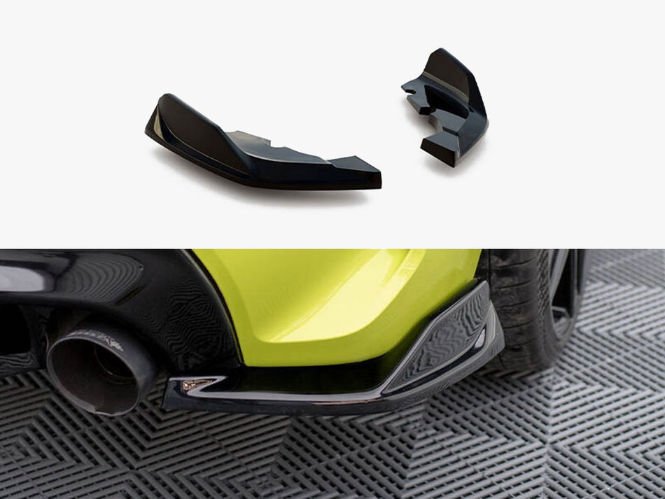 Maxton Rear Side Splitters V.8 (For rear valance v.1) BMW 1 M-Pack / M135i F40