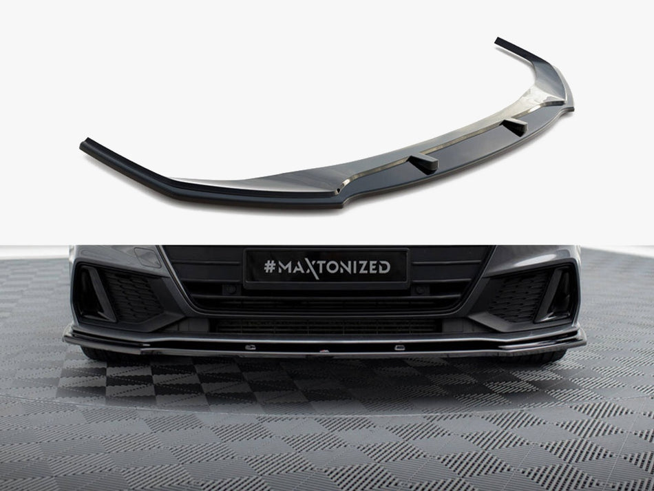 Maxton Front Splitter V.2 Audi A7 S-Line C8 / S7 C8 / C8 Facelift / S7 Facelift