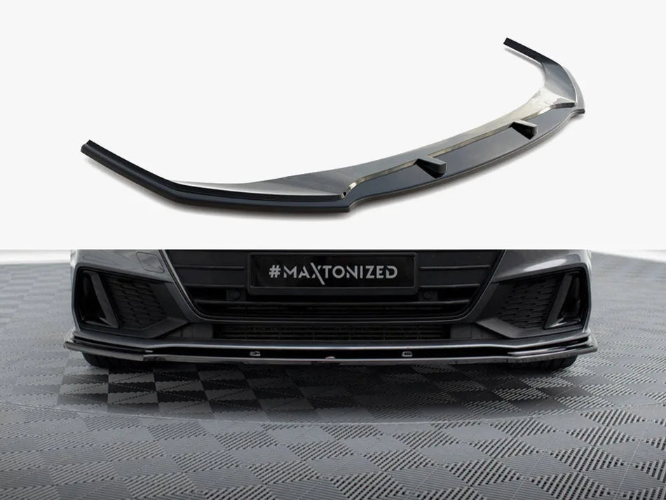Maxton Front Splitter V.2 Audi A7 S-Line C8 / S7 C8 / C8 Facelift / S7 Facelift