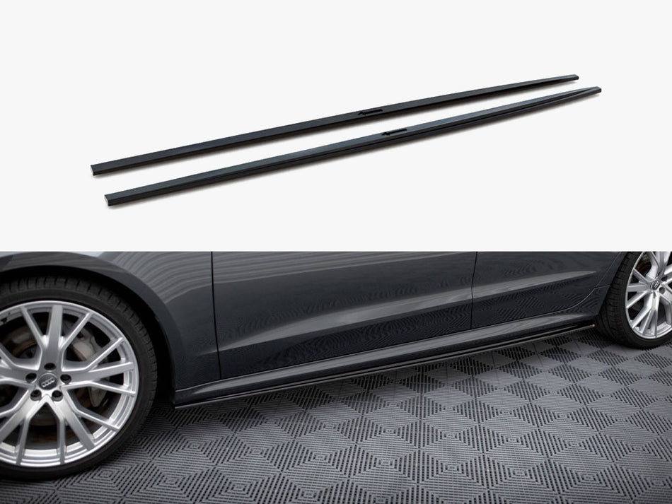 Maxton Side Skirts Diffusers Audi A7 S-Line C8 / S7 C8 / C8 Facelift / S7 Facelift