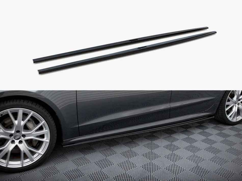 Maxton Side Skirts Diffusers Audi A7 S-Line C8 / S7 C8 / C8 Facelift / S7 Facelift