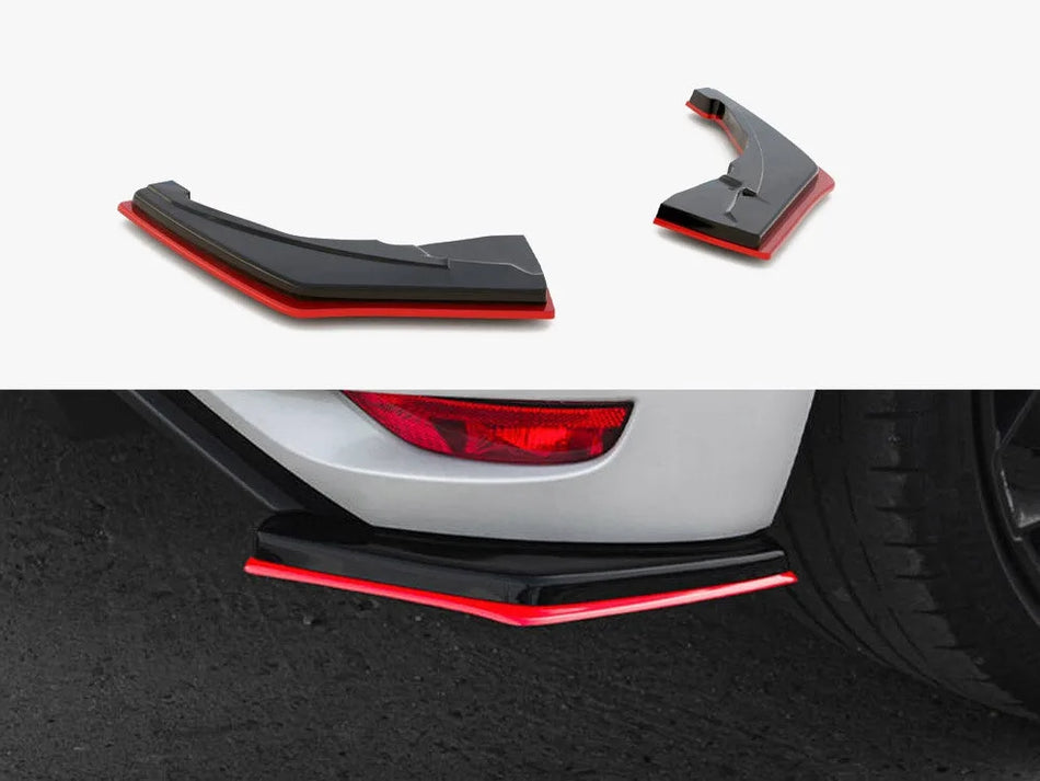 Maxton Rear Side Splitters V.2 Renault Megane RS Mk4