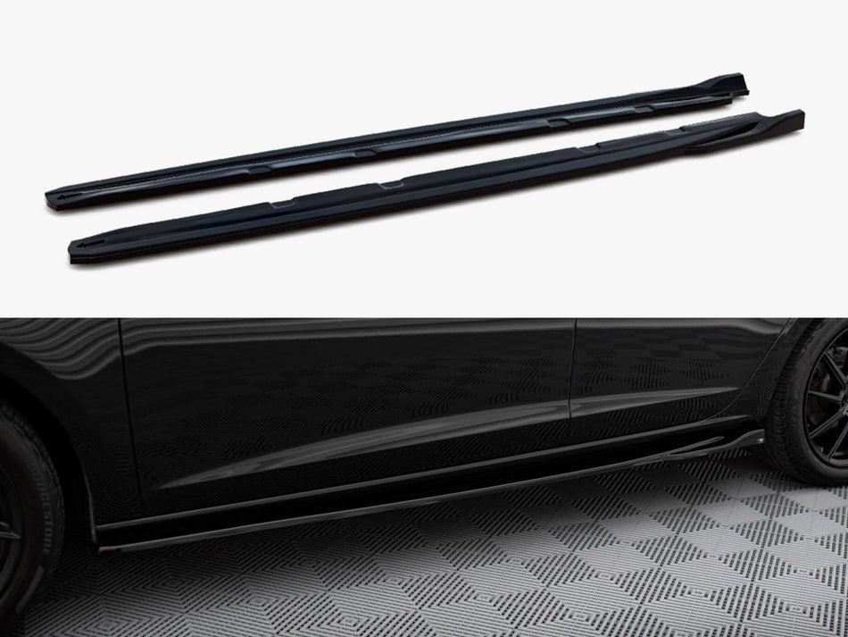 Maxton Side Skirts Diffusers V.4 Seat Leon Cupra / FR Mk3 FL