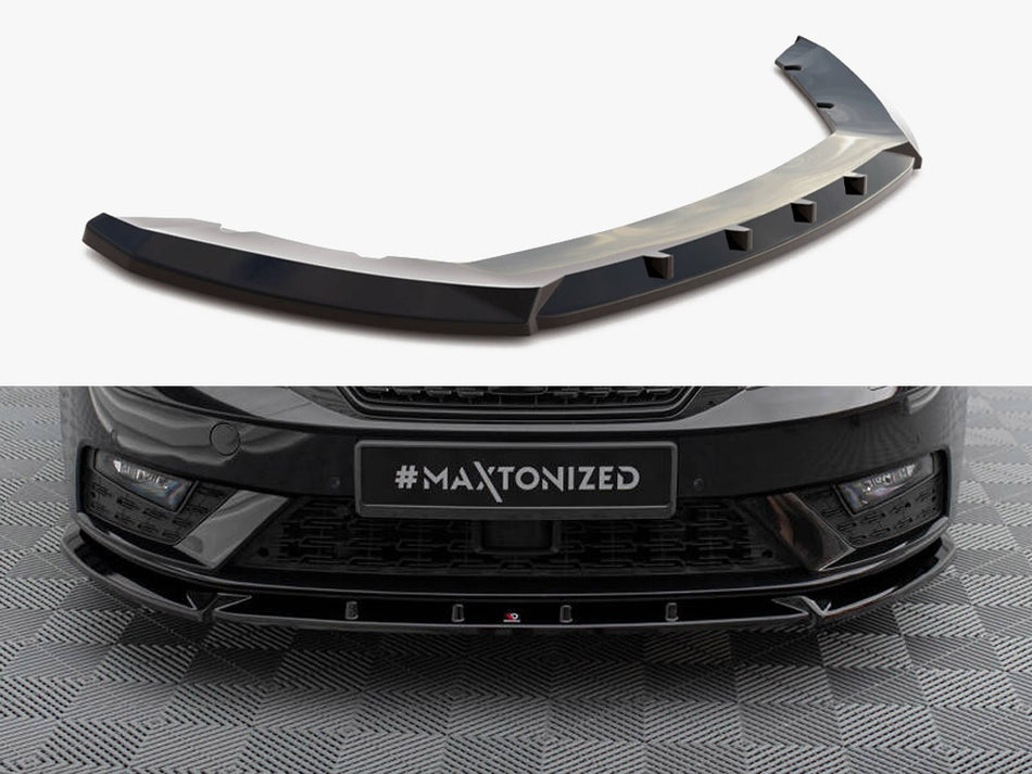 Maxton Front Splitter V.1 Seat Leon Mk3 Facelift