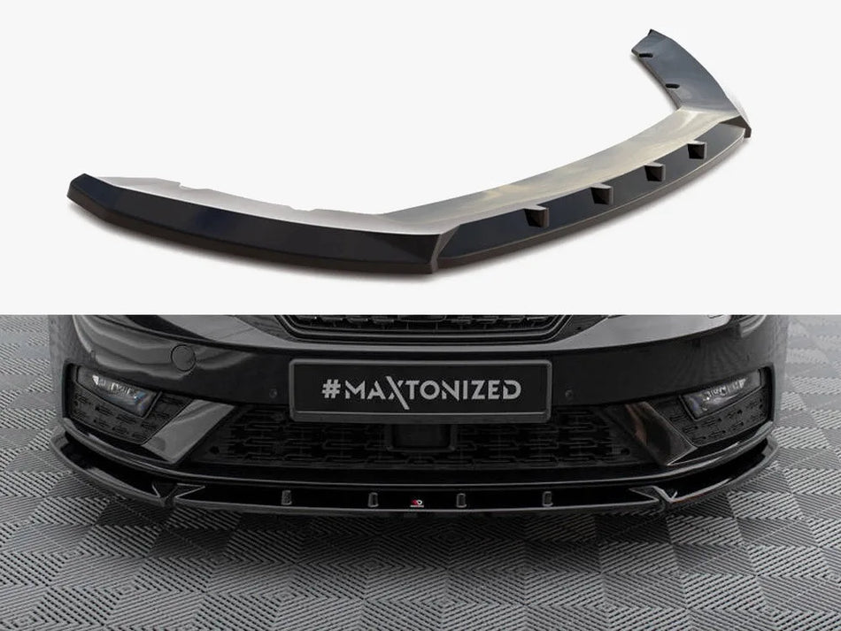 Maxton Front Splitter V.1 Seat Leon Mk3 Facelift
