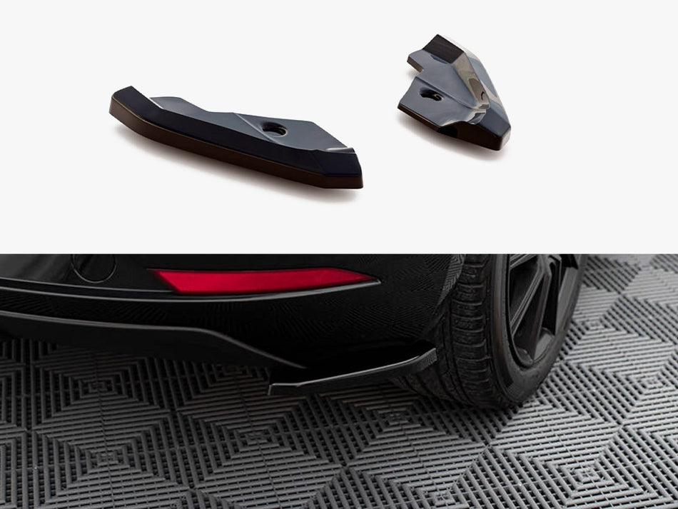 Maxton Rear Side Splitters V.1 Seat Leon Hatchback Mk3 Facelift