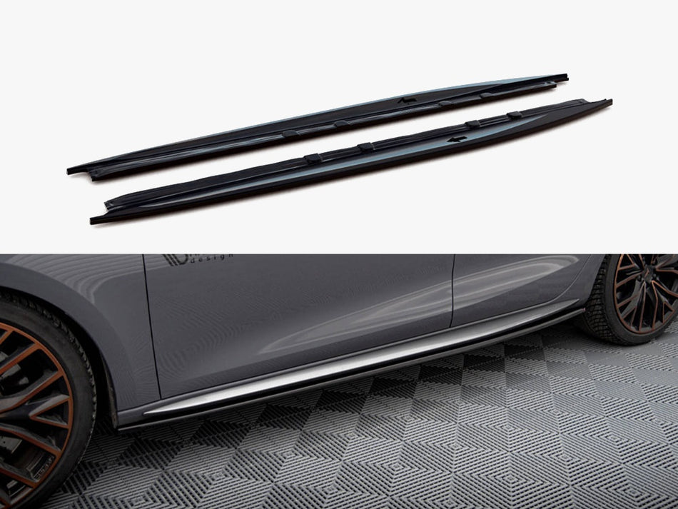 Maxton Side Skirts Diffusers Cupra Leon Aero Mk1