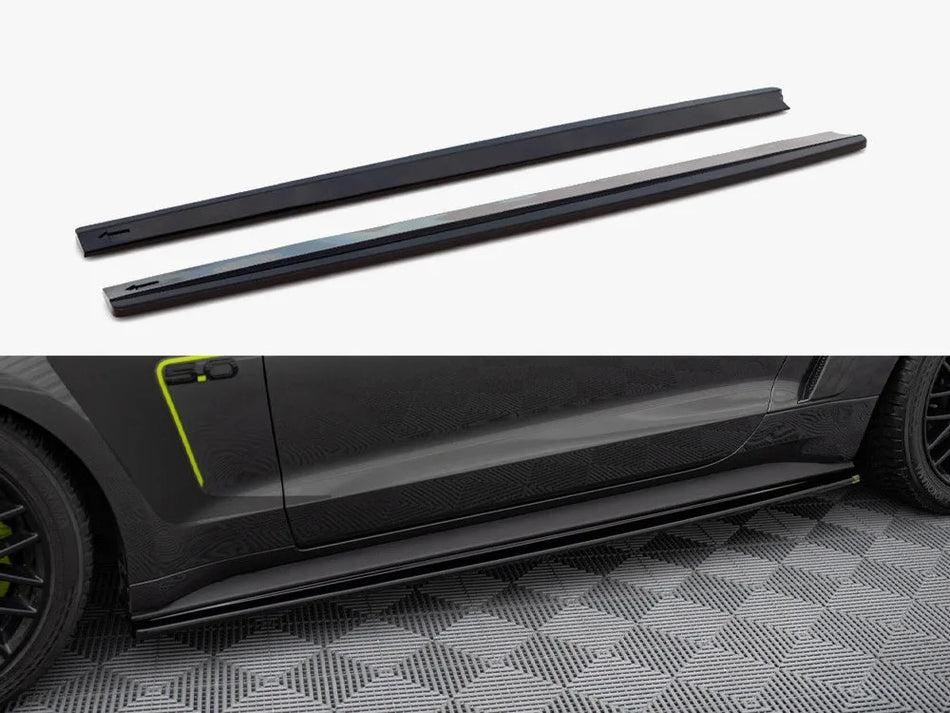 Maxton Side Skirts Diffusers Ford Mustang GT Mk6