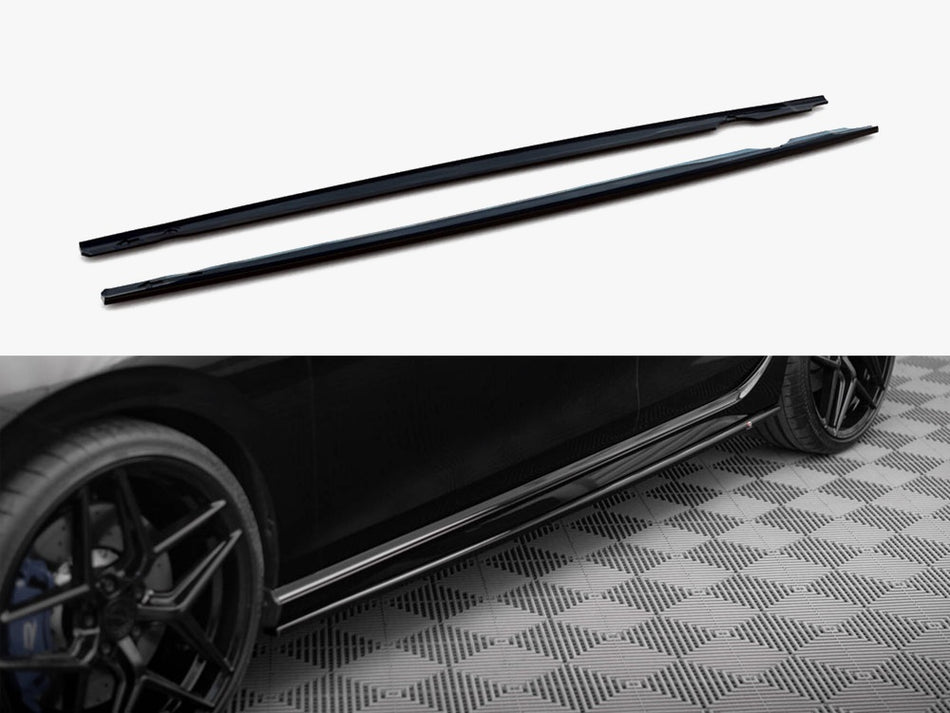 Maxton Side Skirts Diffusers V.3 Volkswagen Golf R Mk8