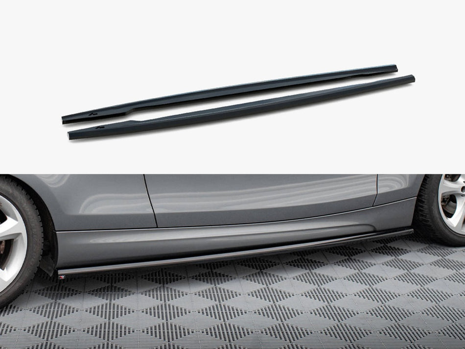 Maxton Side Skirts Diffusers BMW 1 M-Pack E82