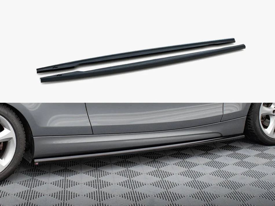 Maxton Side Skirts Diffusers BMW 1 M-Pack E82