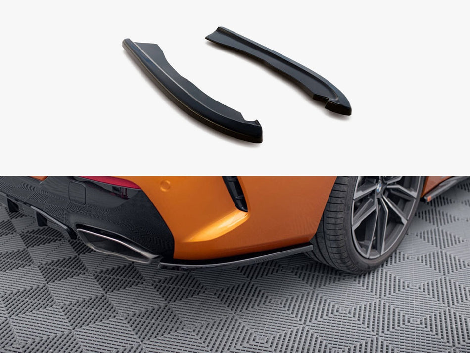 Maxton Rear Side Splitters V.1 BMW 4 M440i G22 / G23 / G22 Facelift / G23 Facelift