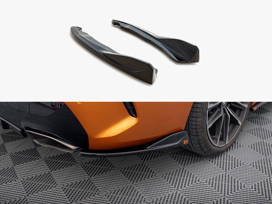 Maxton Rear Side Splitters V.2 BMW 4 M440i G22 / G23 / G22 Facelift / G23 Facelift