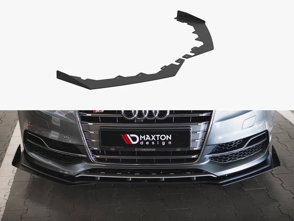 Maxton Front Flaps Audi S3 / A3 S-Line Sedan 8V