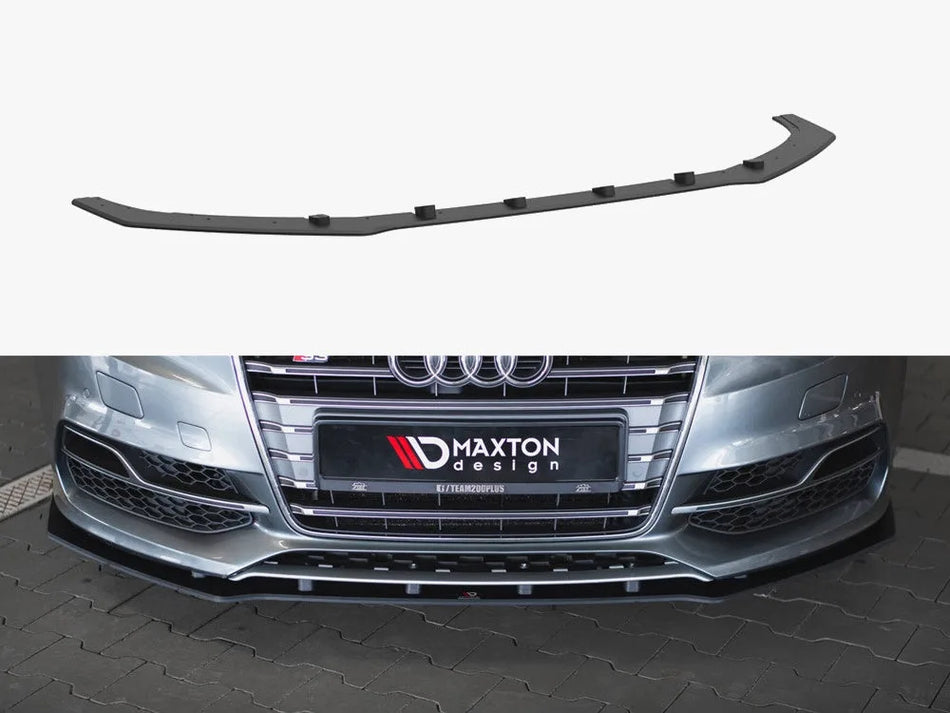 Maxton Street PRO Front Splitter Audi S3 / A3 S-Line Sedan 8V