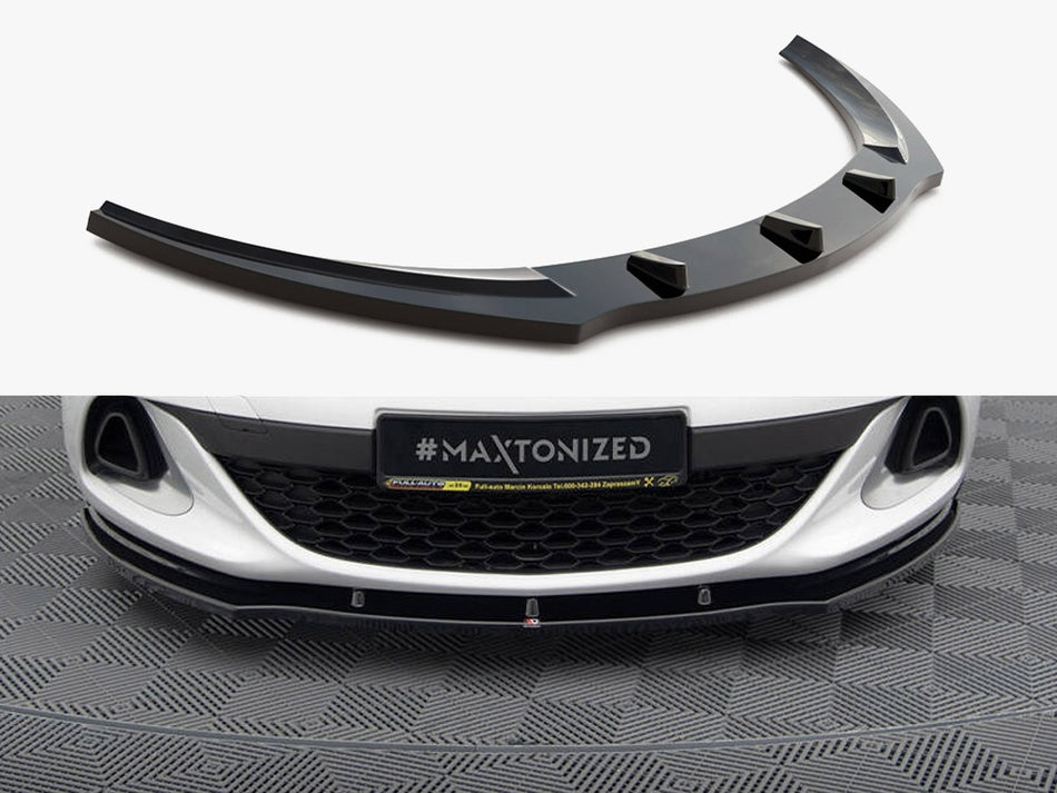 Maxton Front Splitter V.1 Opel Astra J OPC / VXR