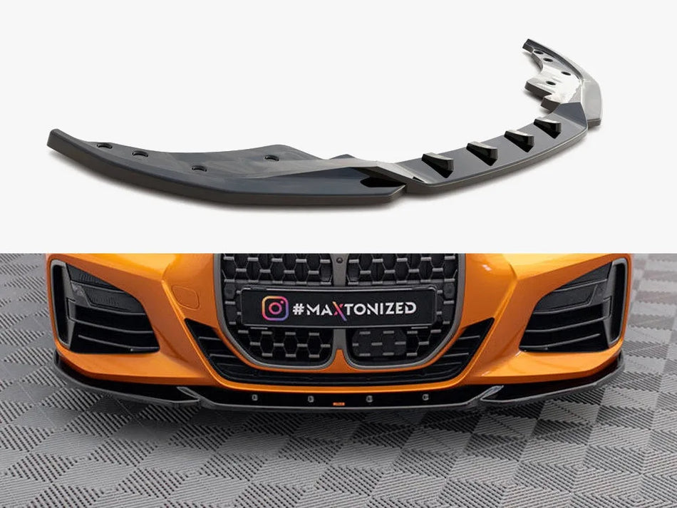 Maxton Front Splitter V.4 BMW 4 M-Pack / M440i G22 / G23 / G22 Facelift / G23 Facelift