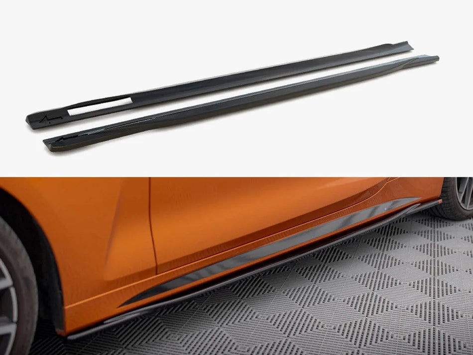 Maxton Side Skirts Diffusers V.3 BMW 4 M-Pack / M440i G22 / G23 / G22 Facelift / G23 Facelift
