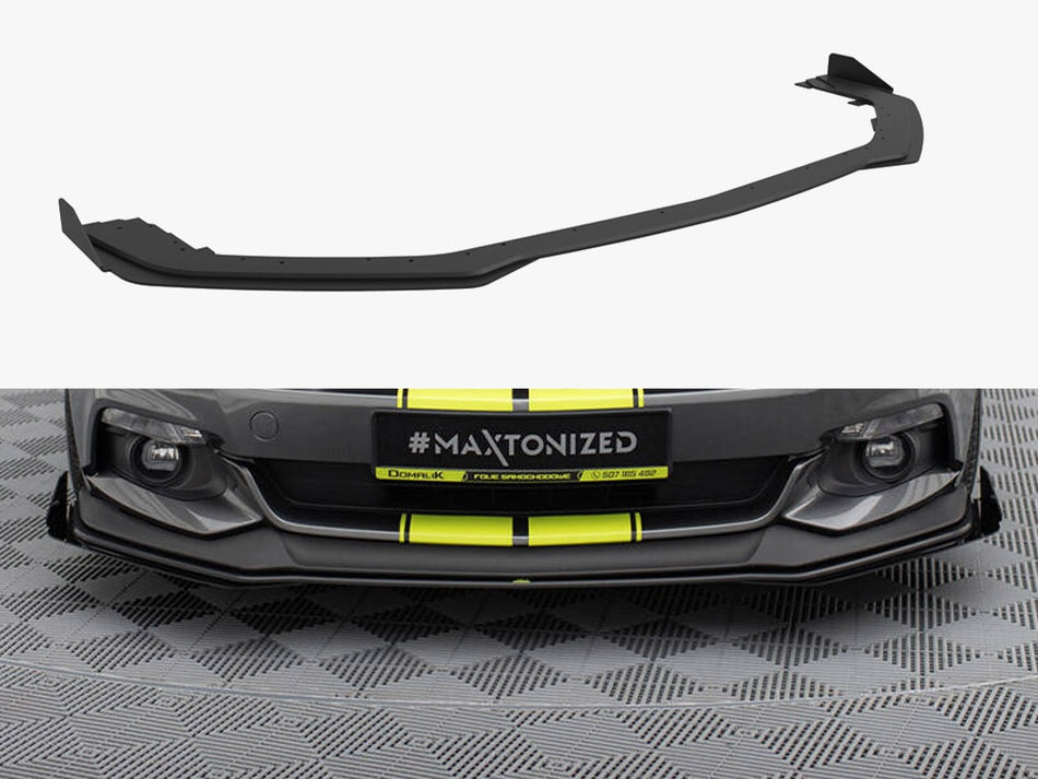 Maxton Street PRO Front Splitter + Flaps Ford Mustang GT Mk6