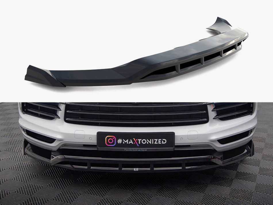 Maxton Front Splitter Porsche Cayenne Coupe / SUV Mk3