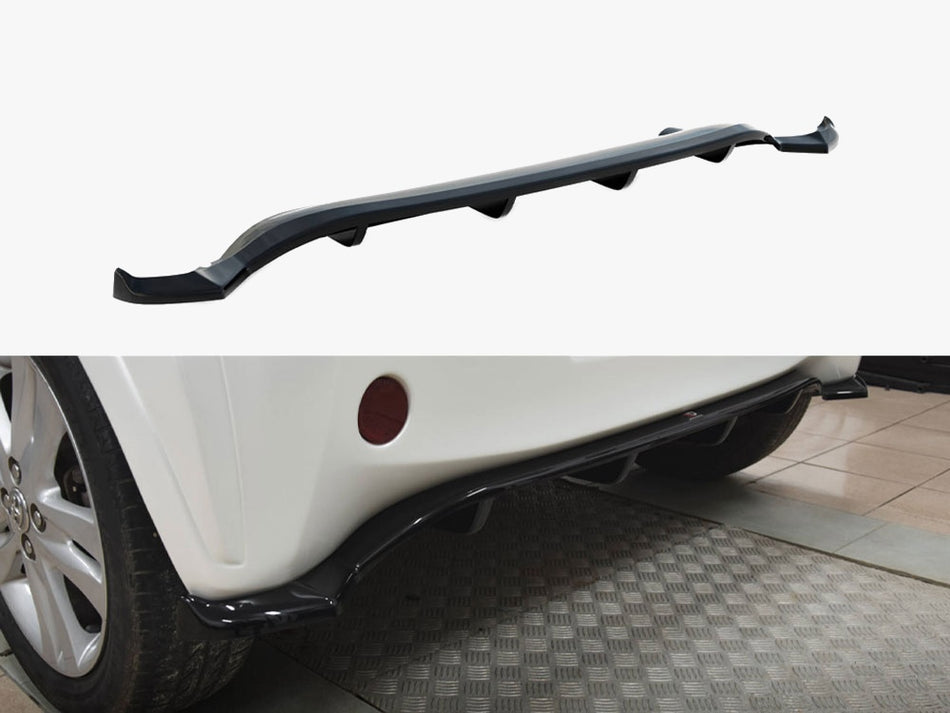Maxton Central Rear Splitter (Vertical Bars) Toyota IQ