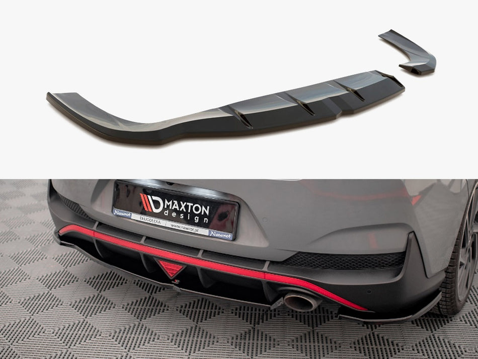 Maxton Rear Side Splitters Hyundai I30 Fastback N-Line Mk3 Facelift