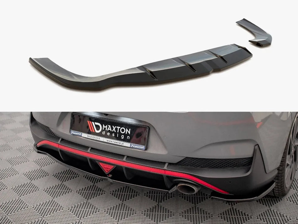 Maxton Rear Side Splitters Hyundai I30 Fastback N-Line Mk3 Facelift