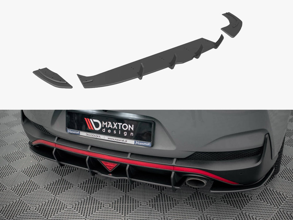 Maxton Street PRO Rear Diffuser Hyundai I30 Fastback N-Line Mk3 Facelift
