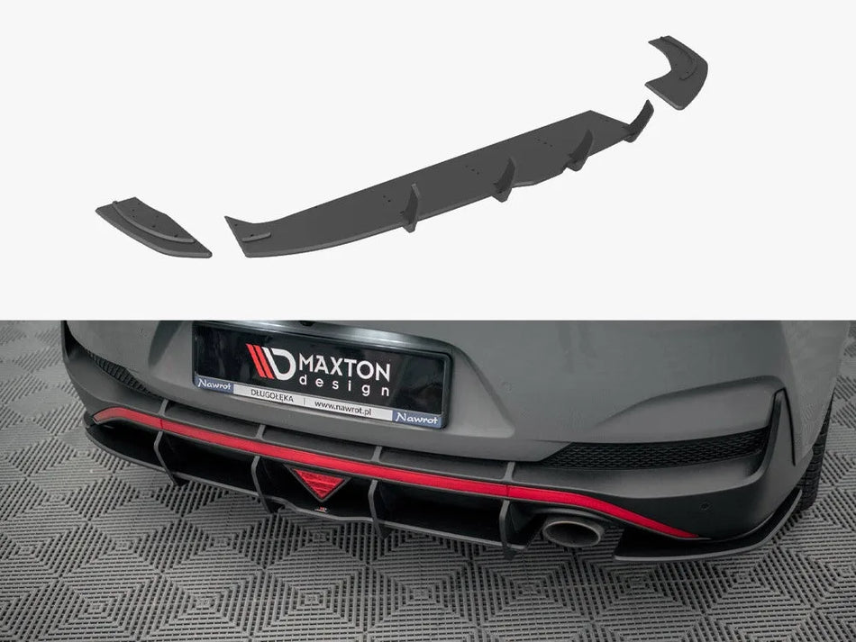 Maxton Street PRO Rear Diffuser Hyundai I30 Fastback N-Line Mk3 Facelift