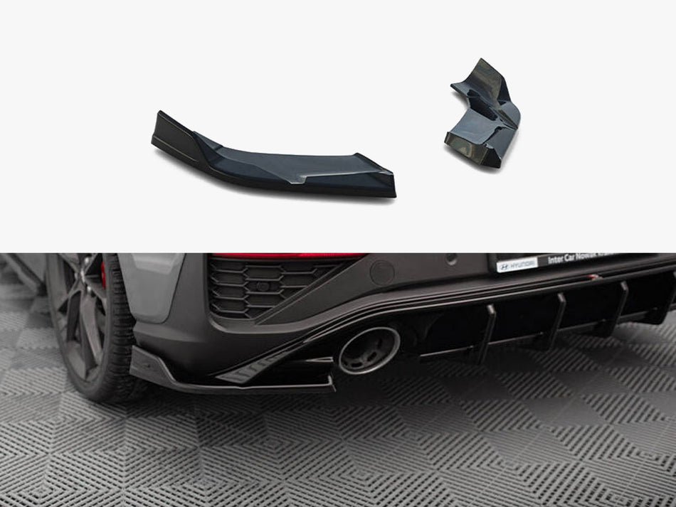 Maxton Rear Side Splitters V.6 Hyundai I30 N Hatchback Mk3 Facelift