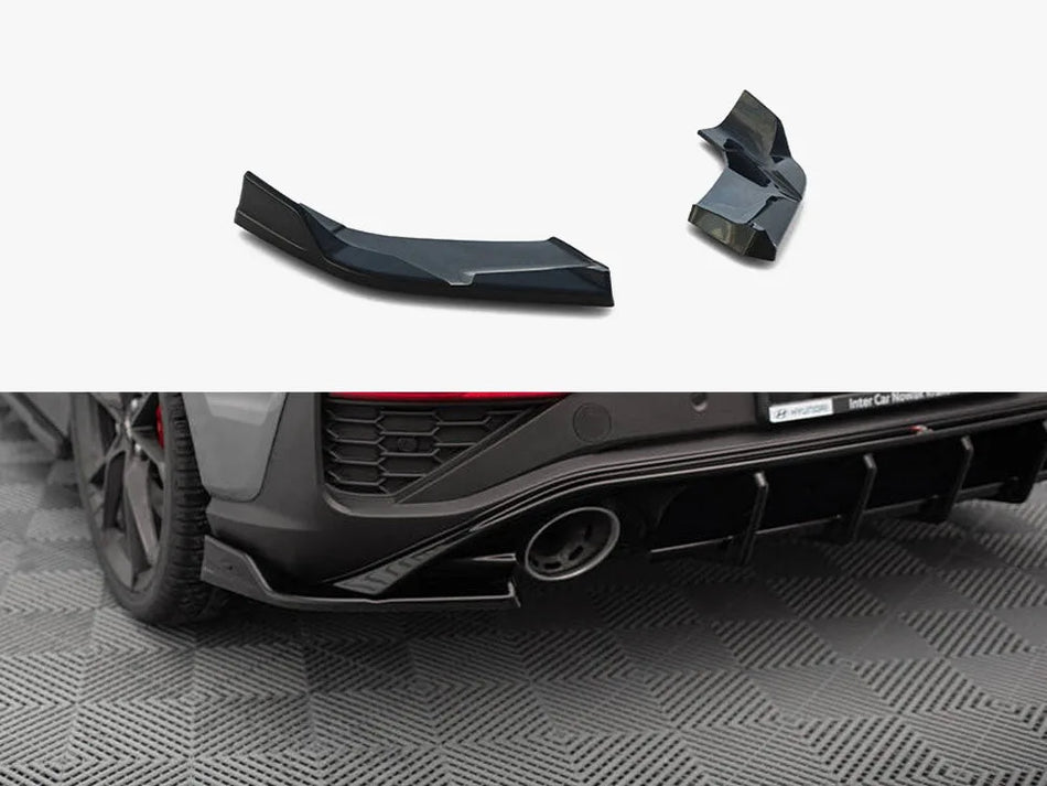 Maxton Rear Side Splitters V.6 Hyundai I30 N Hatchback Mk3 Facelift